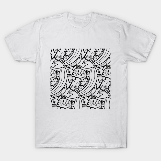 Cute Doodle Art Doodle TShirt TeePublic